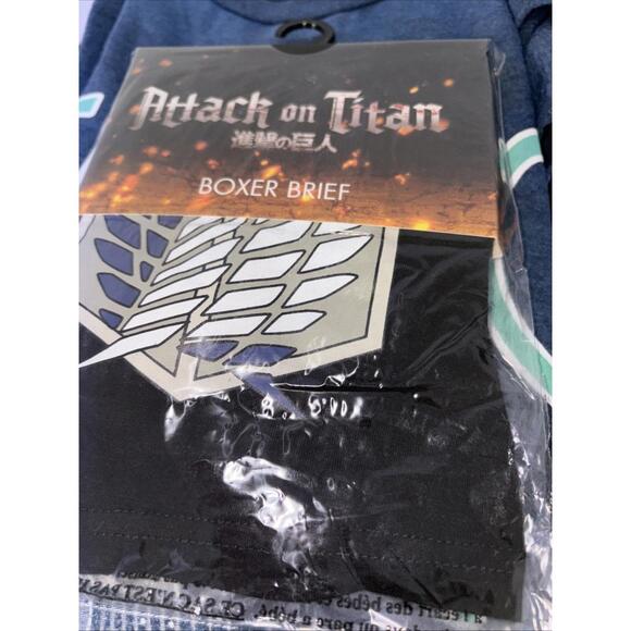 Attack on titan boxer briefs size small 2 Packs New In Package - Picture 7 of 7